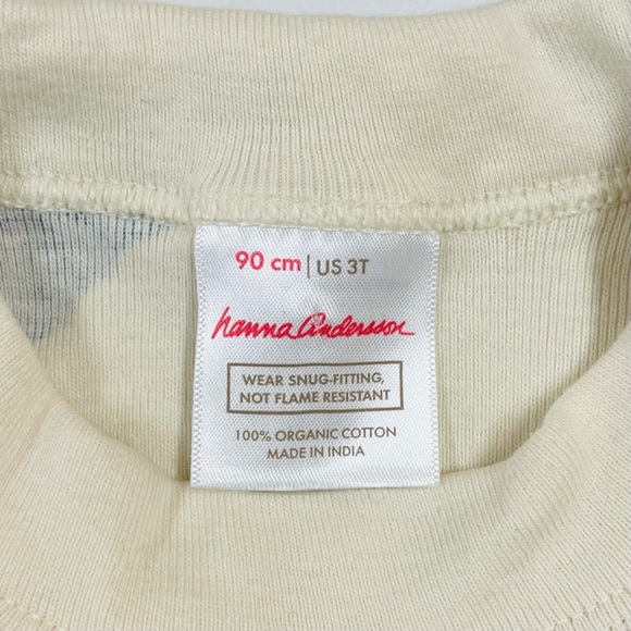 Hanna Andersson Short Johns Girls 3T 90 cm Rainbow Butterflies Pajamas Cotton - Picture 3 of 3